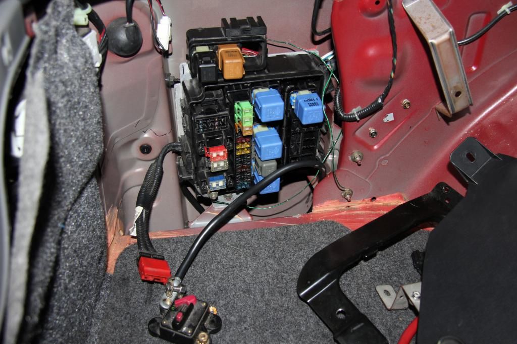 Nissan s14 fuse box relocation