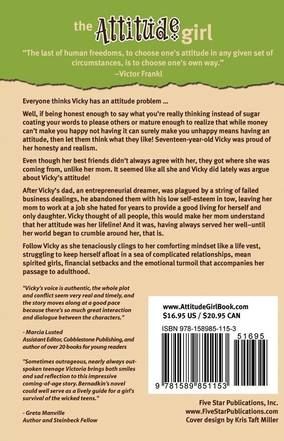 The Attitude Girl back cover