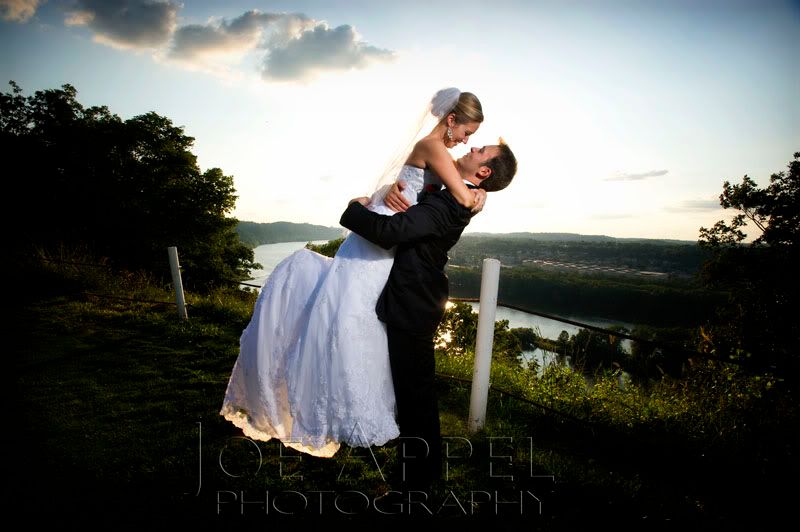 Allegheny River Wedding Portrait