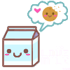milk love cookie Pictures, Images and Photos