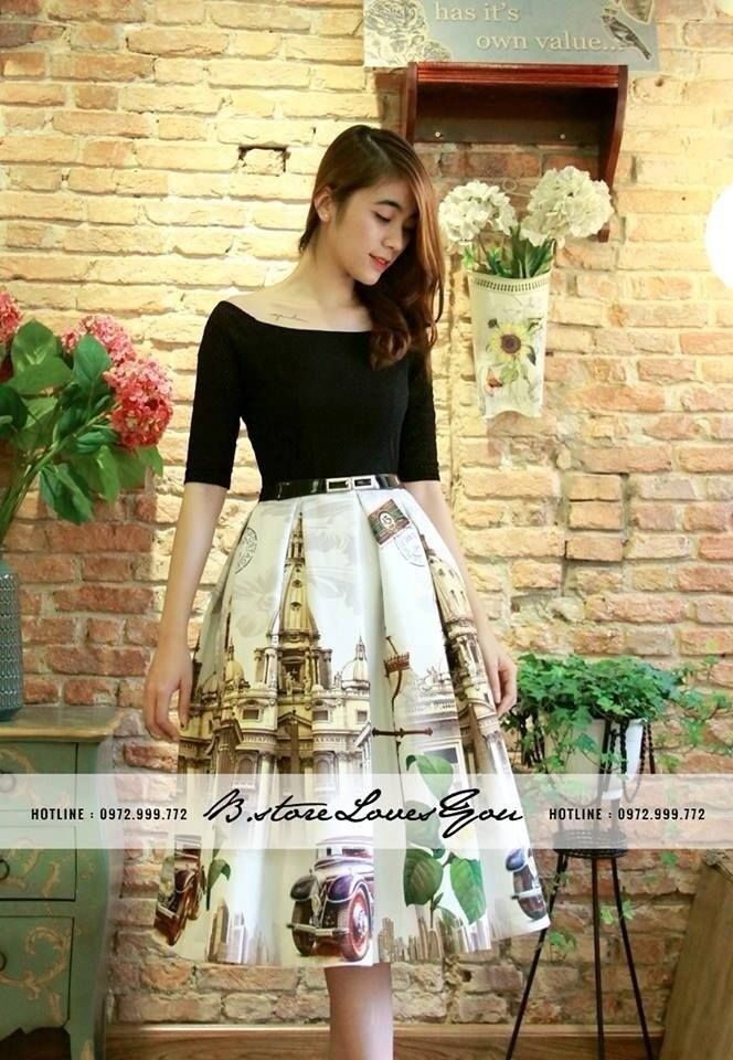 Váy đầm hotgirl, đầm dự tiệc, đầm thiết kế cực xinh xắn, giá rẻ