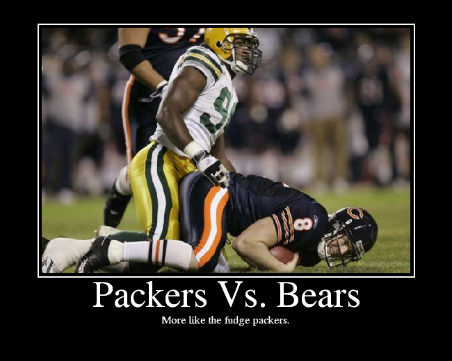 Packers Bears Funny. File:Bears v Packers many