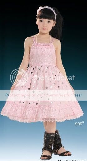 Girls Dress Pink Dot Sundress Child Clothes SZ 7/8 NWT  