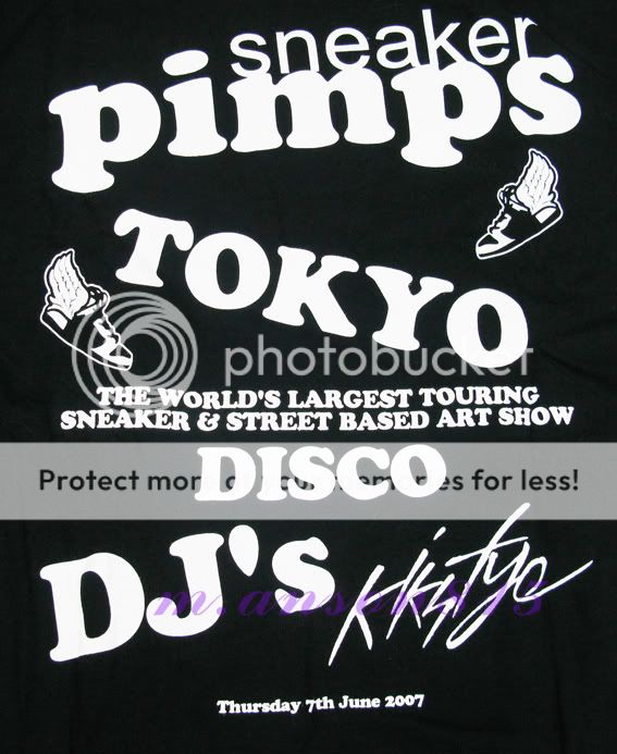 KIKS TYO SNEAKER PIMPS DISCO AKI HOSHINO TEE T shirt XL  