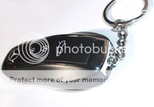 Novelty Fashion Car Lock Shape Flame Lighter KeyChain  