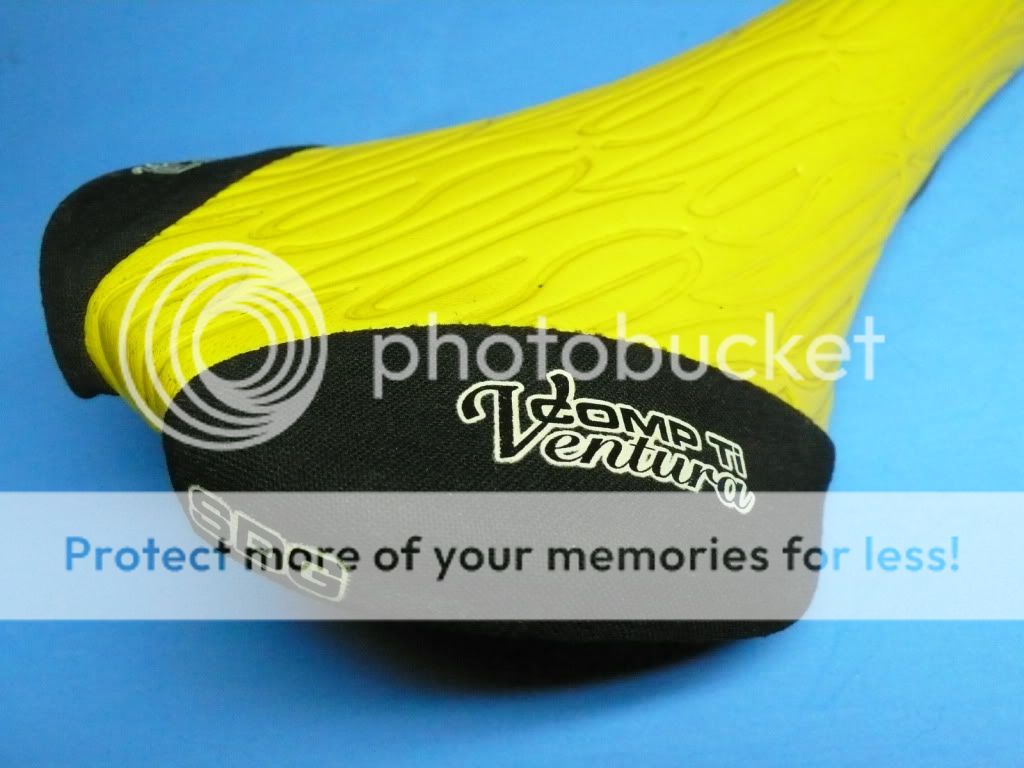 Used SDG Ventura Comp Ti Saddle Yellow  