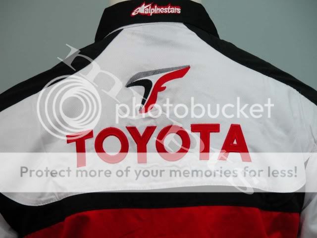 TOYOTA ALPINESTARS SUPRA CELICA F1 RW PIT CREW SHIRT L  